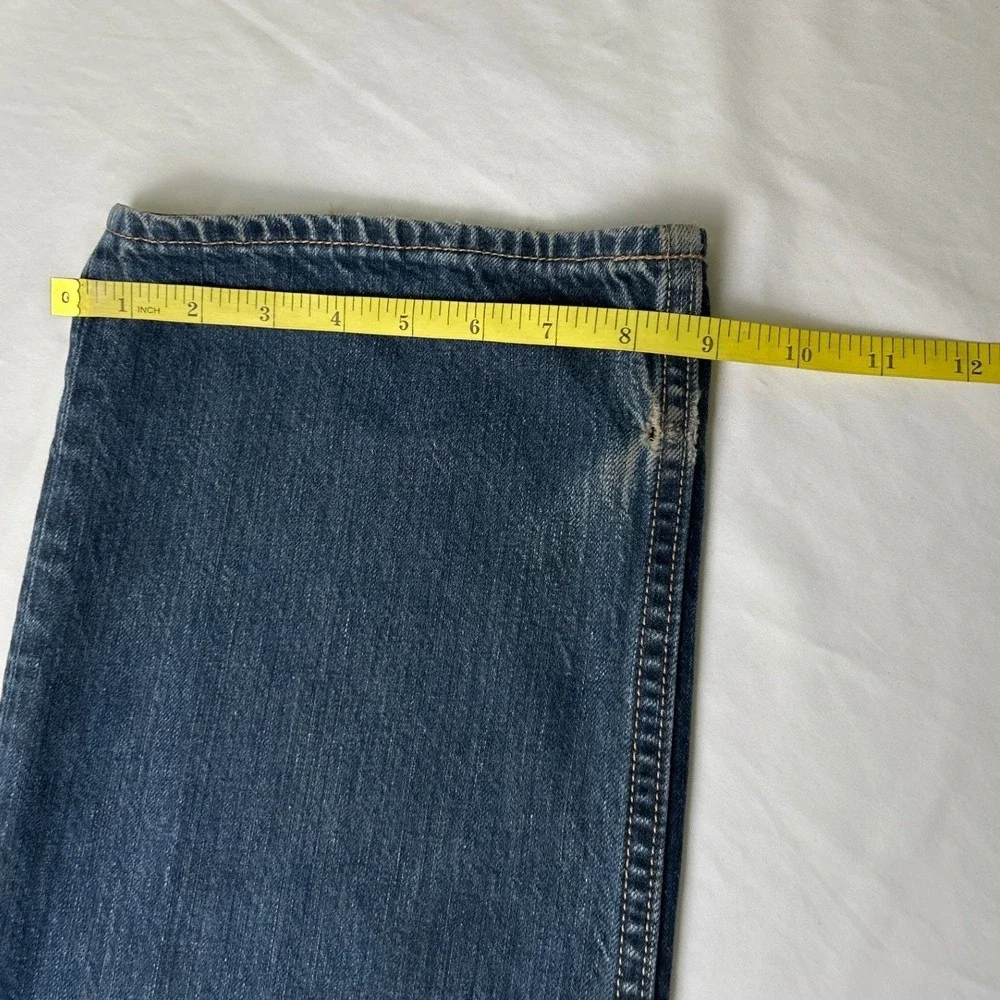 Gap Mens Easy Fit Jeans Blue 34x30 Straight Leg Medium Wash Faded Denim